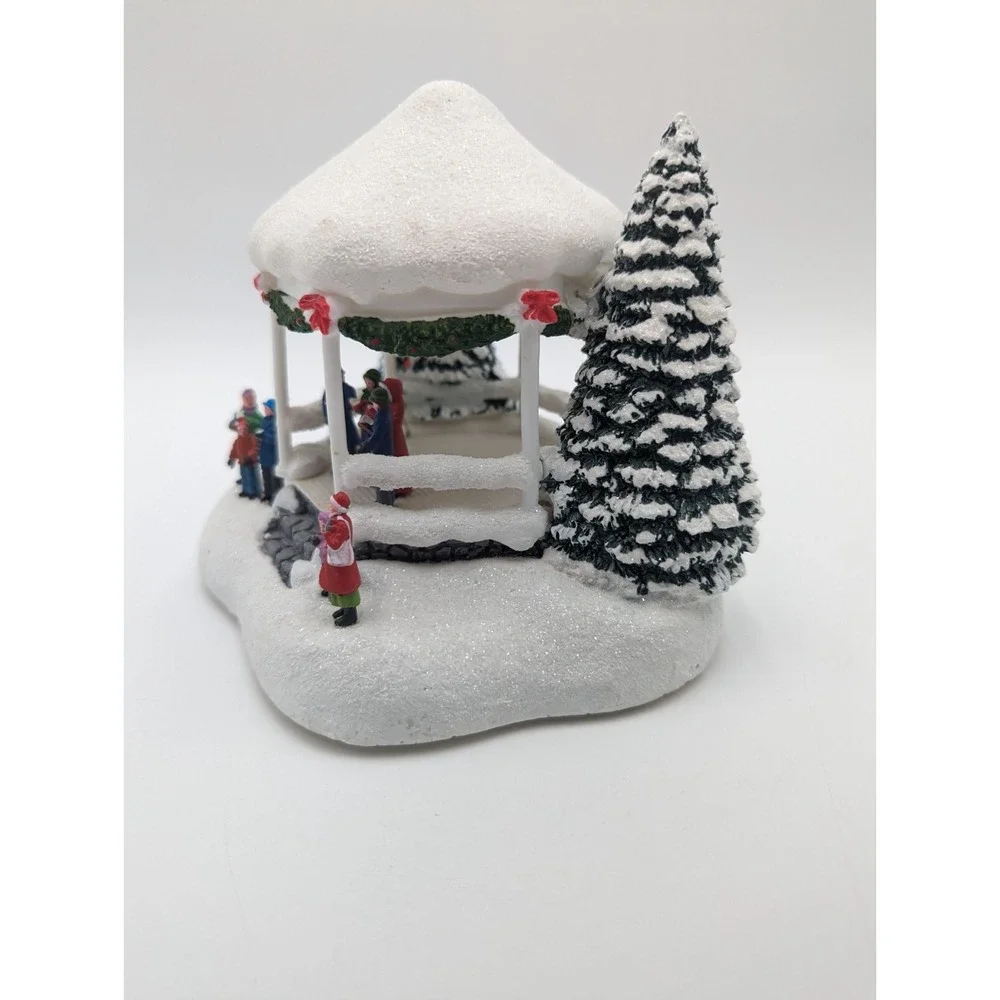 2023 Teleflora Thomas Kinkade Sweet Sounds Of Christmas Light Up Figurine